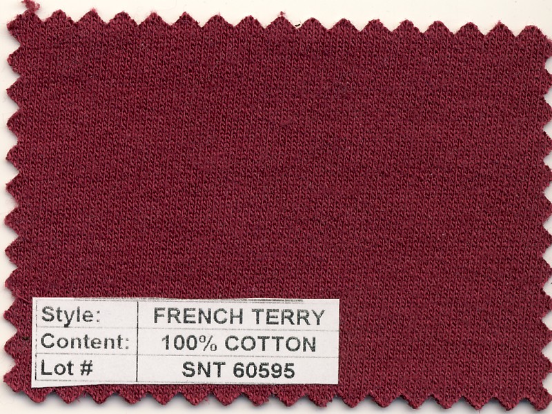 French Terry 100% Cotton 14 oz